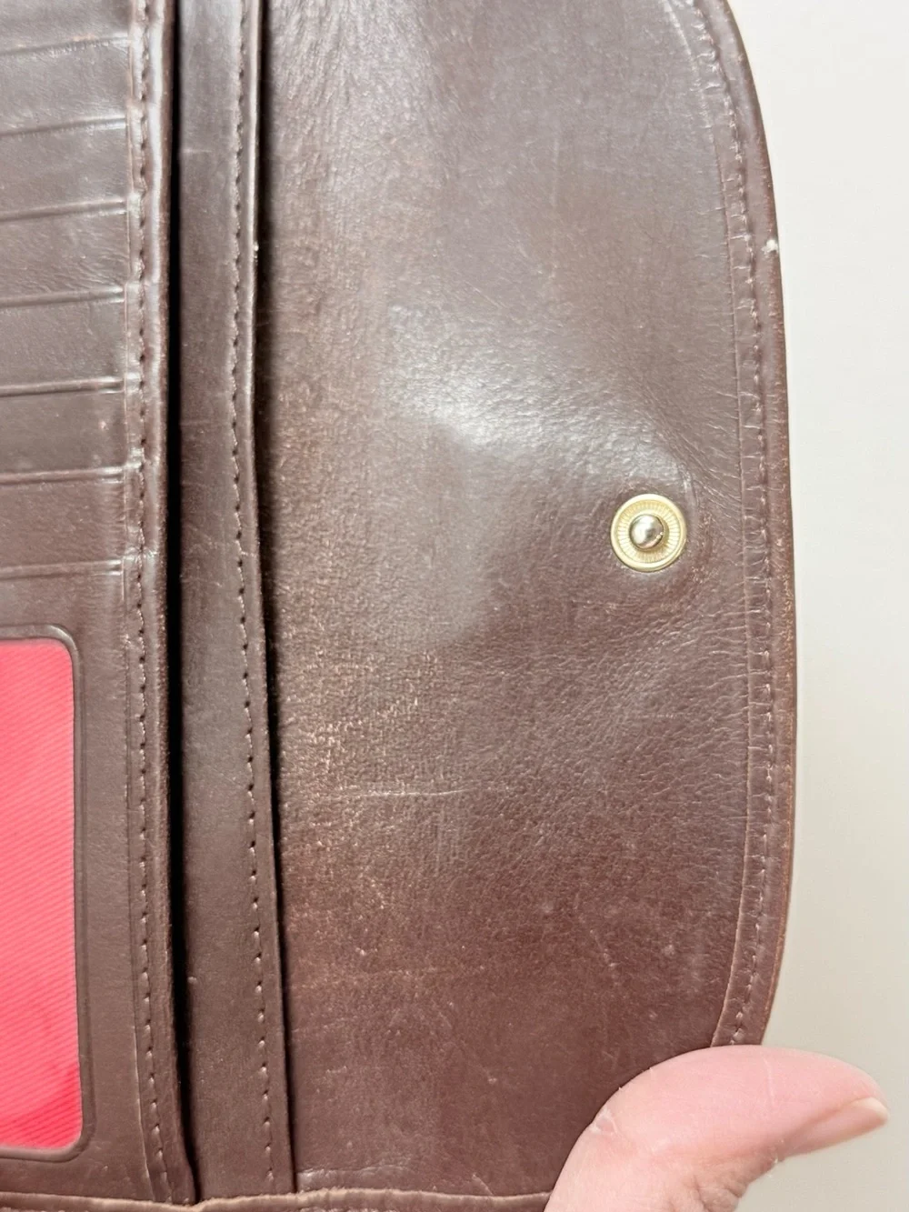 Dooney & Bourke Brown Lizard-Embossed Leather Wallet